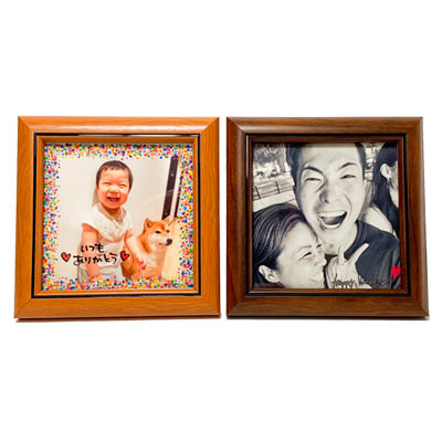 オリジナルラベルをはがして飾れるフォトフレーム 2(クリックで切り替え)